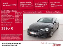 Mythosschwarz metallic Gebraucht 2023 Audi S3 Sportback Kombi | 47.900 € (Teuer)