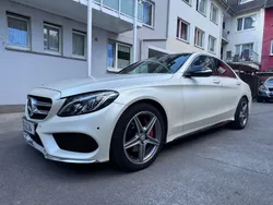 Schwarz Gebraucht 2014 Mercedes C200 AMG line Limousine | 14.990 € (Guter Preis)