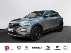 Indiumgrau metallic schwarz Gebraucht 2021 VW T-Roc Sportline SUV | 23.490 € (Fairer Preis)