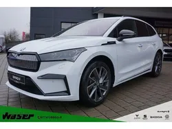 Weiss Neu 2025 Skoda Enyaq iV SportLine SUV | 55.480 € (Fairer Preis)