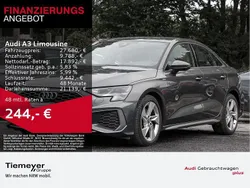 Grau Gebraucht 2021 Audi A3 S-Line Limousine | 27.680 € (Etwas zu teuer)