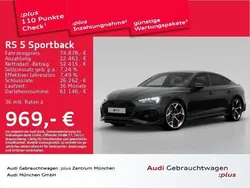 Mythosschwarz metallic Gebraucht 2024 Audi RS5 Sportback Ambiente Limousine | 76.958 € (Fairer Preis)