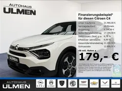 Weiss Gebraucht 2023 Citroën C4 Feel Limousine | 21.480 € (Fairer Preis)