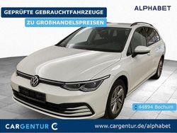 Pure white Gebraucht 2021 VW Golf VIII Life Kombi | 16.490 € (Guter Preis)