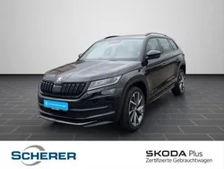 Blackmagic perleffekt (metallic) Gebraucht 2021 Skoda Kodiaq SportLine SUV | 35.860 € (Etwas zu teuer)
