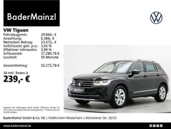 Deep black perleffekt Gebraucht 2023 VW Tiguan Elegance SUV | 29.860 € (Guter Preis)