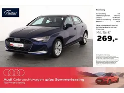 Blau Gebraucht 2024 Audi A3 Sportback Advanced Limousine | 32.980 € (Guter Preis)