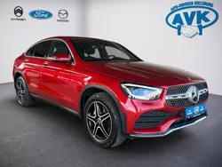 Hyazinthrot metalliclack Gebraucht 2020 Mercedes GLC220 AMG line Coupé | 36.990 € (Superpreis)