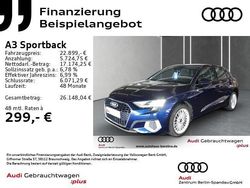 Navarrablau metallic Gebraucht 2023 Audi A3 Sportback e-tron Advanced Plus Kleinwagen | 22.899 € (Superpreis)