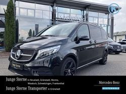 Obsidianschwarz Gebraucht 2023 Mercedes V250 AMG line Van / Kleinbus | 49.990 € (Superpreis)