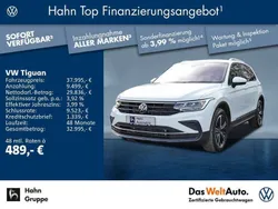Pure white Gebraucht 2022 VW Tiguan Active SUV | 37.995 € (Teuer)