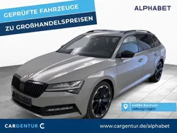 Stahlgrau uni Gebraucht 2020 Skoda Superb SportLine Kombi | 21.607 € (Guter Preis)
