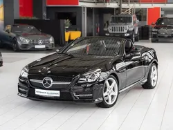 Obsidianschwarz metalliclack Gebraucht 2015 Mercedes SLK250 AMG line Cabrio | 27.480 € (Fairer Preis)