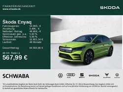 Mambagrün Gebraucht 2025 Skoda Enyaq iV RS SUV | 54.960 € (Fairer Preis)