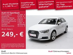Gletscherweiß metallic Gebraucht 2020 Audi A3 Sportback e-tron Sport Limousine | 21.489 € (Fairer Preis)