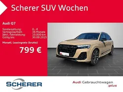 Sakhirgold metallic Gebraucht 2024 Audi Q7 S-Line SUV | 85.900 € (Teuer)
