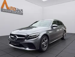 Grau Gebraucht 2018 Mercedes C200 AMG line Kombi | 23.990 € (Fairer Preis)