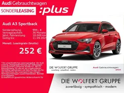 Rot Gebraucht 2024 Audi A3 Sportback Advanced Plus Limousine | 35.170 € (Fairer Preis)