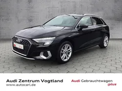 Mythosschwarz metallic Gebraucht 2022 Audi A3 Sportback Advanced Plus Limousine | 26.980 € (Fairer Preis)