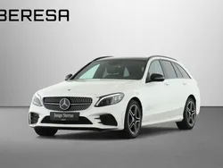 Weiß Gebraucht 2020 Mercedes C220 AMG Limousine | 32.580 € (Fairer Preis)