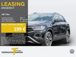 Schwarz Gebraucht 2024 VW T-Roc Move SUV | 29.390 € (Fairer Preis)
