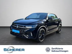 Deep black perleffekt Gebraucht 2024 VW T-Roc Cabriolet R-line Cabrio | 34.890 € (Fairer Preis)
