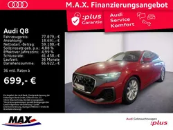 Chilirot metallic Gebraucht 2024 Audi Q8 S-Line SUV | 77.879 € (Superpreis)