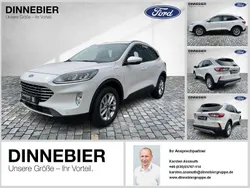 Weiß (metallic) Gebraucht 2022 Ford Kuga Titanium SUV | 27.100 € (Fairer Preis)