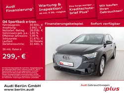 Mythosschwarz metallic Gebraucht 2022 Audi Q4 e-tron SUV | 30.900 € (Fairer Preis)