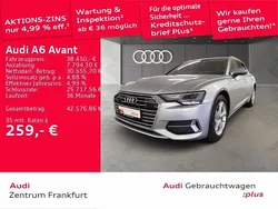 Florettsilber metallic Gebraucht 2023 Audi A6 Sport Kombi | 38.450 € (Guter Preis)