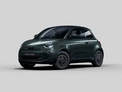 Grün (giorgio armani glossy green) Neu 2025 Fiat 500e Red Limousine | 33.990 € (Teuer)