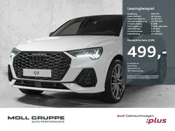 Gletscherweiß metallic Gebraucht 2025 Audi Q3 Sportback S-Line SUV | 51.990 €