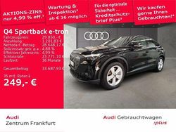 Mythosschwarz metallic Gebraucht 2022 Audi Q4 Sportback e-tron Comfort SUV | 29.850 € (Guter Preis)