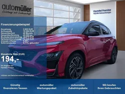 Schwarz Gebraucht 2021 Hyundai Kona N Line SUV | 18.880 € (Fairer Preis)