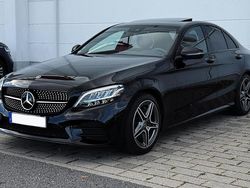 Schwarz Gebraucht 2019 Mercedes C300 AMG line Limousine | 29.900 € (Fairer Preis)