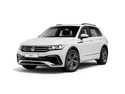 Pure white Gebraucht 2021 VW Tiguan R-line SUV | 33.450 € (Fairer Preis)