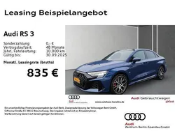 Ascariblau metallic Gebraucht 2025 Audi RS3 Ambiente Kleinwagen | 72.444 € (Teuer)