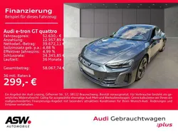Daytonagrau perleffekt Gebraucht 2022 Audi e-tron GT quattro Ambiente Limousine | 52.630 € (Guter Preis)