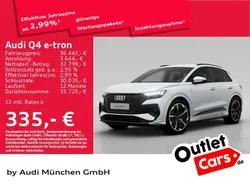 Gletscherweiß metallic Gebraucht 2022 Audi Q4 e-tron Ambiente SUV | 36.443 € (Fairer Preis)