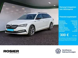 Weiß Gebraucht 2021 Skoda Superb SportLine Kombi | 23.660 € (Guter Preis)