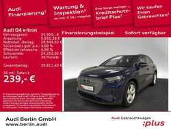 Navarrablau metallic Gebraucht 2022 Audi Q4 e-tron Ambiente SUV | 35.900 € (Fairer Preis)