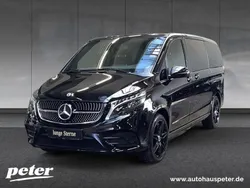 Schwarz obsidianschwarz Gebraucht 2023 Mercedes V300 AMG Van / Kleinbus | 58.990 € (Guter Preis)