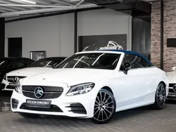 Polarweiss unilack Gebraucht 2019 Mercedes C300 AMG line Cabrio | 36.700 € (Fairer Preis)