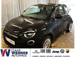 Onyx schwarz) (schwarz Gebraucht 2021 Fiat 500e Action Kleinwagen | 14.930 € (Etwas zu teuer)