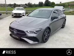 Metalliclack mountaingrau Gebraucht 2024 Mercedes CLA220 Shooting Brake AMG Kombi | 36.890 € (Etwas zu teuer)
