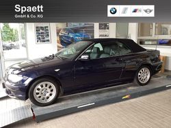 Blau Gebraucht 2005 BMW 320 Cabriolet Comfort Edition Cabrio | 5.985 € (Etwas zu teuer)