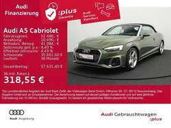Distriktgrün metallic/verdeck Gebraucht 2024 Audi A5 Cabriolet Sport Cabrio | 52.480 € (Fairer Preis)