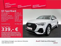Weiß Gebraucht 2021 Audi Q3 Sportback S-Line SUV | 30.494 € (Superpreis)