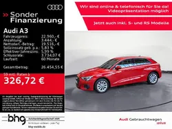 Rot Gebraucht 2020 Audi A3 Design Limousine | 22.960 € (Guter Preis)