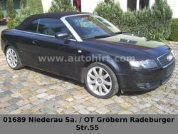 Schwarz metallic Gebraucht 2004 Audi A4 Cabriolet S-Line Cabrio | 5.499 € (Guter Preis)